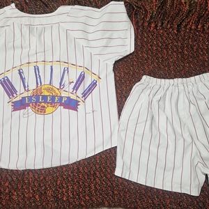 Vintage 1990s Esleep pajama set.